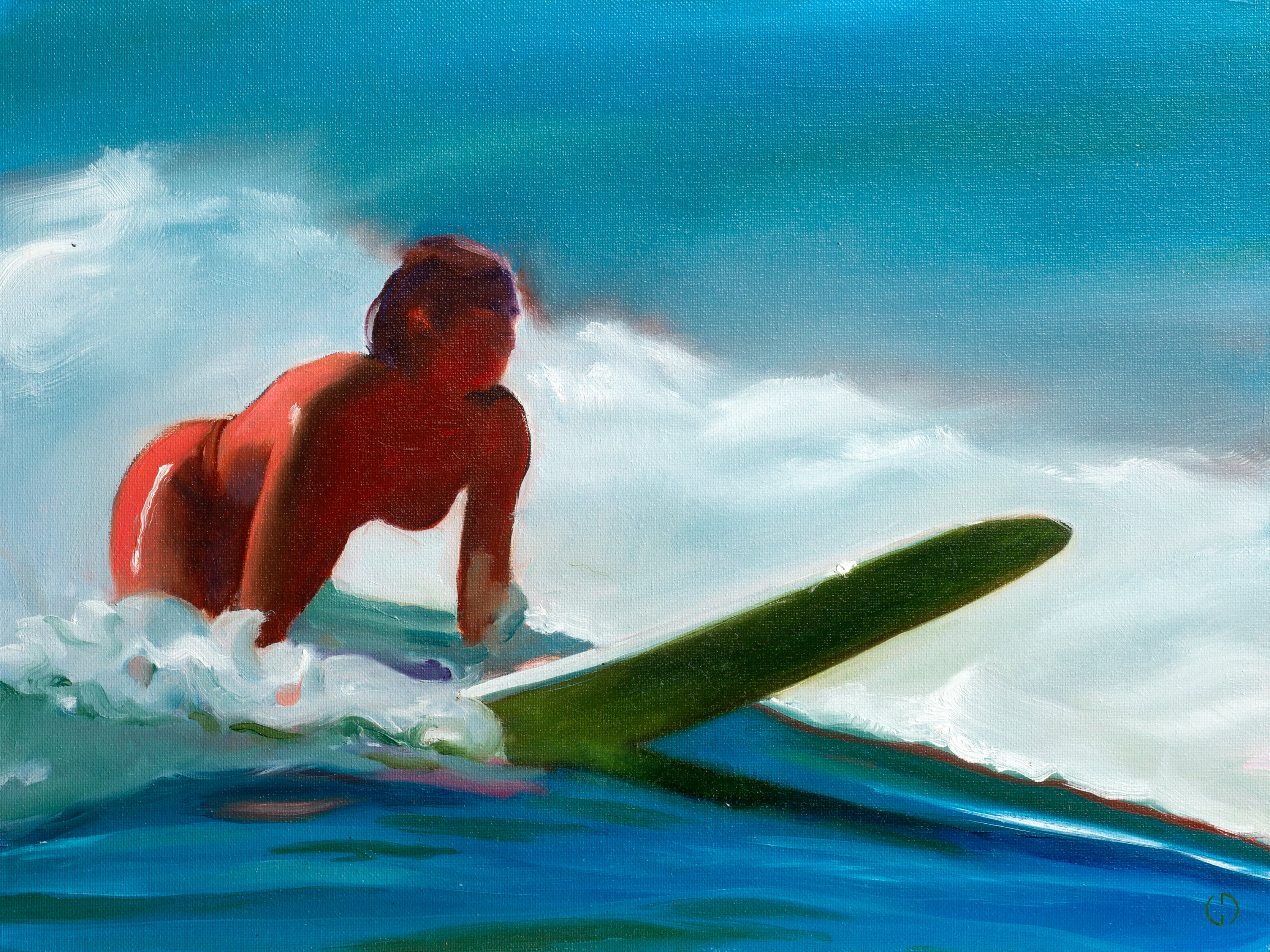 Shaley Mercado #1 — Détail de la peinture