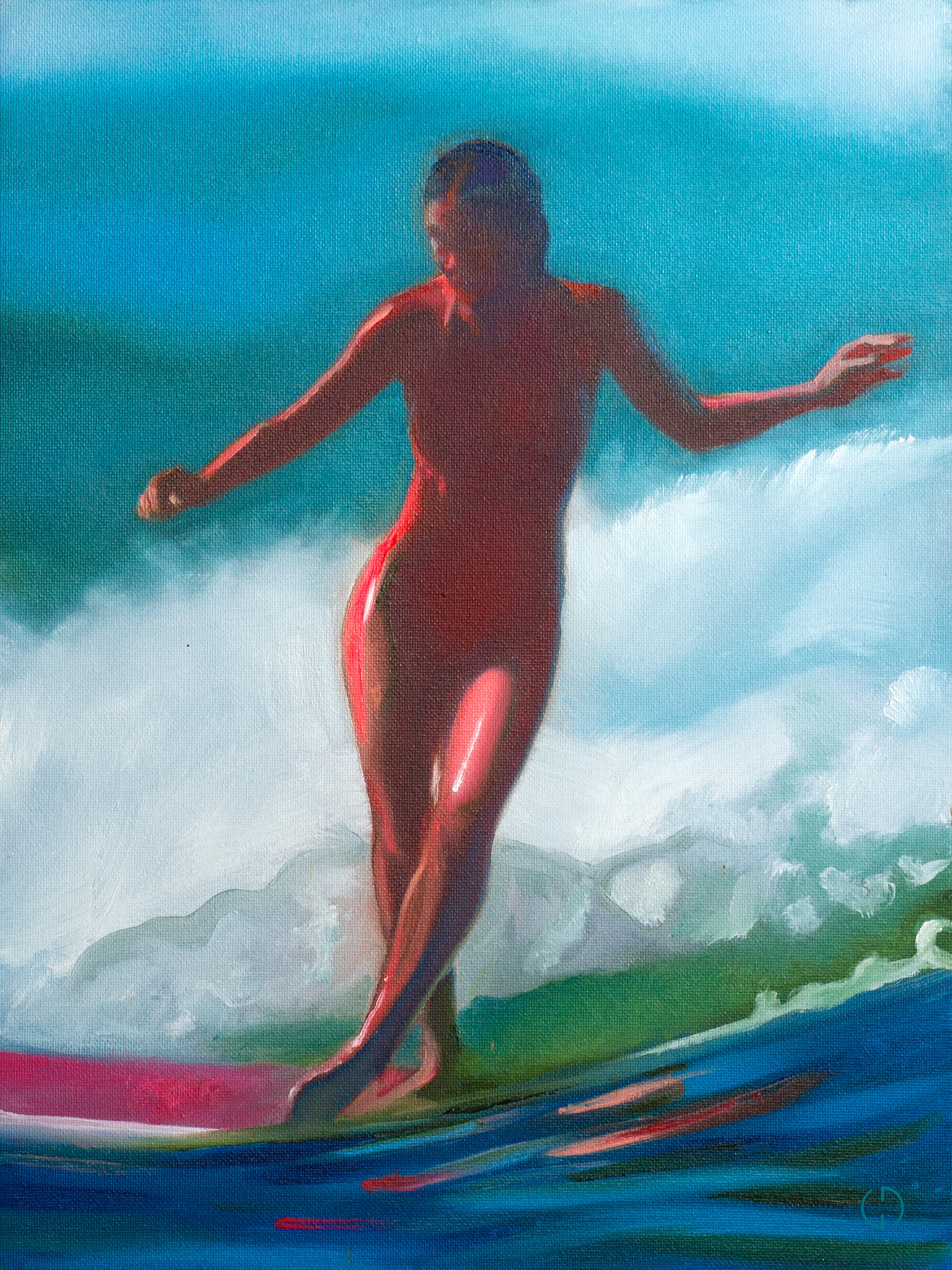 Shaley Mercado #2 — Détail de la peinture